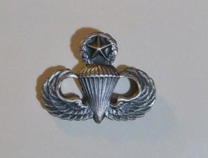 Parachutist badge ( Master)  minimum 65 jumps