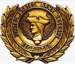 Reserve Recruiter Indentification Badge( obsolute) replace with Recruiter badge  2001.04