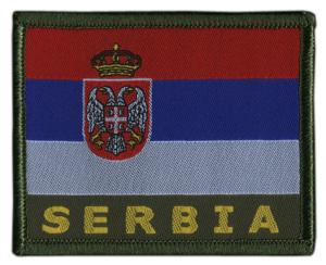 Нарукавный знак Национальный флаг Вооруженных сил Сербии