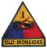 1st Armored Division Patch. Alpha Units. US Army