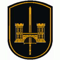 Patch of Engineer Battalion Juozas Vitkusa behalf of the Armed Forces of Lithuania