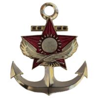 Navy Sailors Headgear Badge of the Republic of Kazakhstan