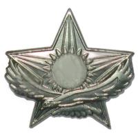Soldiers Cap Subdued Cockade of the Armed Forces of Kazakhstan