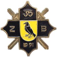 The 35-th Batalion Badge of Latvian National Guard (Zemessardze)