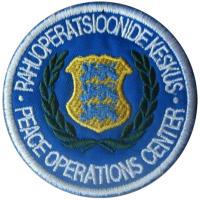 Center of Peacekeeping Operations Patch of Armed Force Estonia