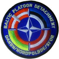 Peacekeeping operations Baltic platoon Patch. Estonia