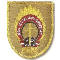 Service of military Chaplains Patch of Defence Force Latvia