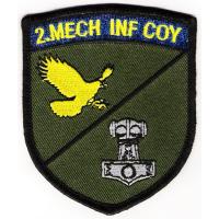 The 2nd Mehanized Infantry Compane Patch. Armed Forces Sweden