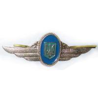 The emblem on the crown cap, the guard of honor of the Armed Forces of Ukraine. Model 1994