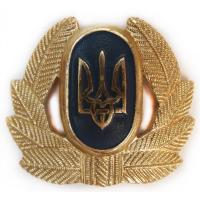 Private Soldiers, Sergeant, Warrant officer Hat / Cap Badge (metal) of Armed Forces UKRAINE
