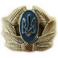 Private Soldiers, Sergeant, Warrant officer Hat / Cap Badge (plastic) of Armed Forces UKRAINE