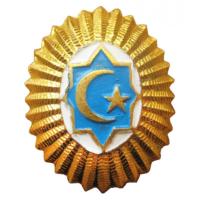Cap / Hat Badge for officers, warrant officers and contract servicemen Uzbekistan Armed Forces