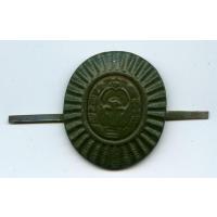 Subdued Headgears Badge for field hats officers and generals (old type). Uzbekistan