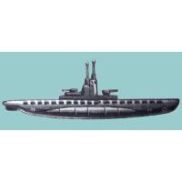 Breas Badge of the commanders of submarines "Captain" Navy Russia