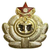 Cap Badge of officers and admirals of the Navy Kazakhstan