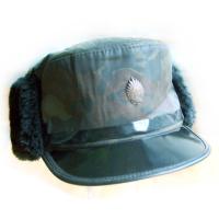 Latvian Army BDU Uniform Fur Officers Winter Hat