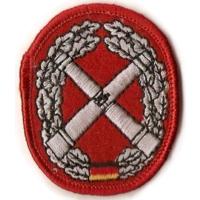 Bundeswehr Embroidered Beret Insignia "Artillery". Germany Federal Defence Force