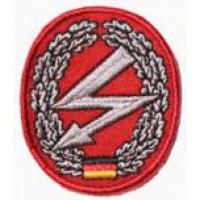 Bundeswehr Embroidered Beret Insignia "Signal Troops". Germany Federal Defence Force
