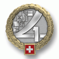 1-st Territorial Region Swiss Land Forces Beret Insignia
