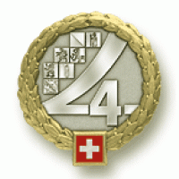 4-th Territorial Region Swiss Land Forces Beret Insignia