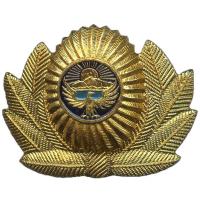 Кокарда в венке Вооруженных сил республики Кыргыстан офицерская