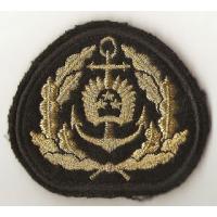 Naval forces officer embroidered cockade, 1 variant /Latvian National Armed Forces/