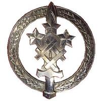 National Armed Forces Infantry Brigade 1.infantry battalion berets cockade /Latvian National Armed Forces/