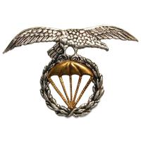 Spanish Army Parachutists Airborne Beret Badge