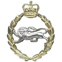 The Kings Own  Border Regiment cap badge
