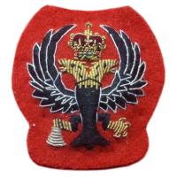 Scottish. Lanarkshire Yeomanry Officer’s Cap Embroidered Badge