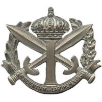 Кокарда знак Военной пехотной школы Королевских ВС Бельгии
