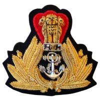 Officer's embroidered badge Navy India