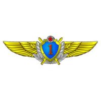 Нагрудный квалификационный знак военного летчика 1-го класса ВВС Республики Беларусь