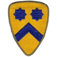 Нарукавный знак 2-ой кавалерийской дивизии Сухопутных войск США