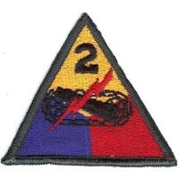 Нарукавный знак 2-й бронетанковой дивизии СВ США