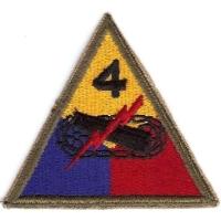 Нарукавный знак 4-й бронетанковой дивизии СВ США