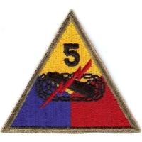 Нарукавный знак 5-й бронетанковой дивизии СВ США