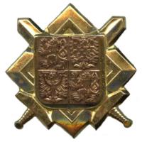 Кокарда знак на фуражку унтерофицерского состава Сухопутных сил Чехии