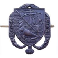 Officer's badge of Falkland Island Defence Force. British Overseas Territories