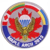 Patches of multinational tactical exercise "Maple Arch 2013" Ukraine