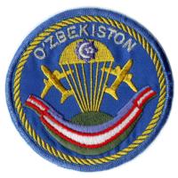 Airborne Units of the Armed Forces of Uzbekistan Color Patch. Model 1999