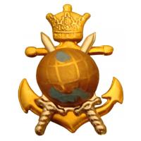 Marine Infantry Headgear Badge of Iran Navy
