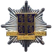 Кокарда знак на фуражку пожарной бригады графства Дарем