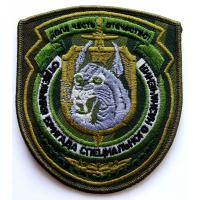 шеврон 3-й отдельной Краснознаменной бригады специального назначения внутренних войск Республики Беларусь, в/ч 3214 (полевой вариант).