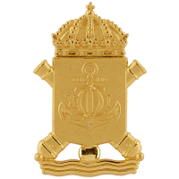 2-nd Coastal Artillery Regiment Beret Badge of Sweeden Navy