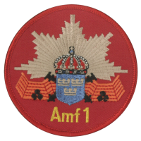 Patch of the 1st Regiment of the Navy amphibious Sweden