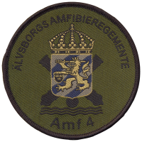 Patch of the 4th Regiment of the Navy amphibious Sweden