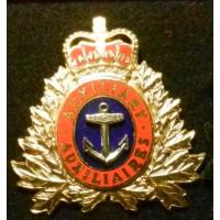 Officer Cap / Hat Cockade of auxiliary fleet Canadian Navy