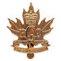Royal Canadian Army Cadets Brass Cap Badge