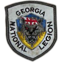 Patches of the Georgian National Legion in Ukraine